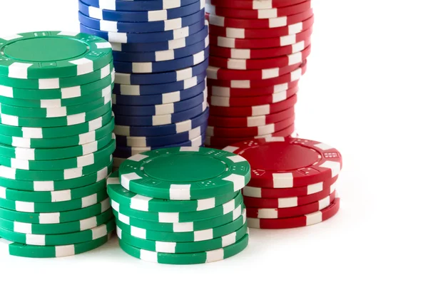 Chips di poker — Foto Stock