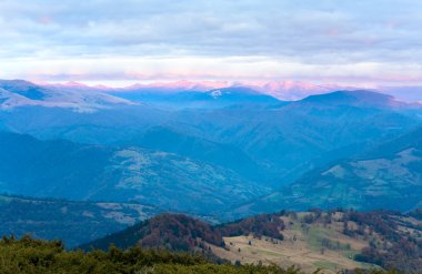 sonbahar akşam Dağı Yaylası peyzaj