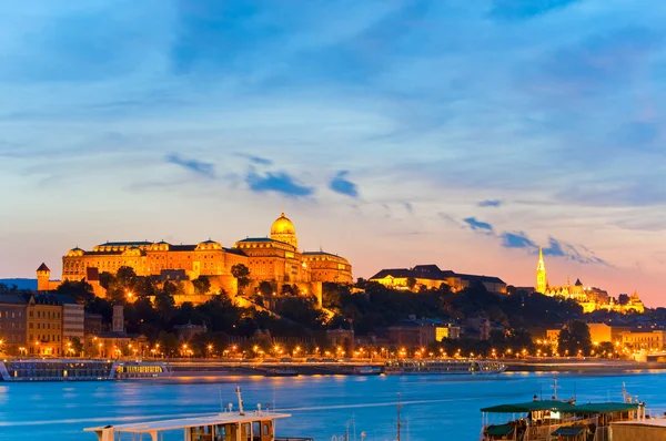Budapest vista nocturna —  Fotos de Stock