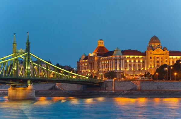 Wgląd nocy Budapeszt — Zdjęcie stockowe