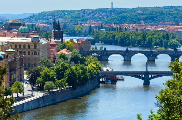 プラハ、チェコ共和国での橋 — ストック写真