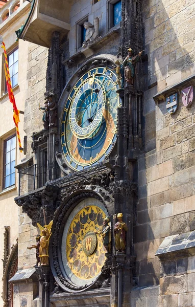 Prága Asztronómiai óra (Prága, Cseh Köztársaság) — Stock Fotó