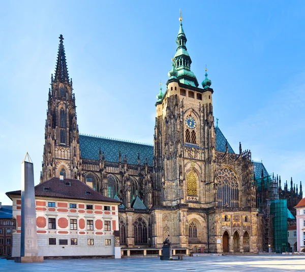 圣维特大教堂，布拉格，捷克共和国 — 图库照片