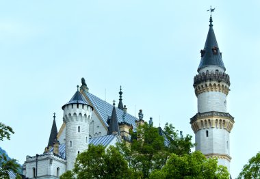 Neuschwanstein Castle in Germany clipart