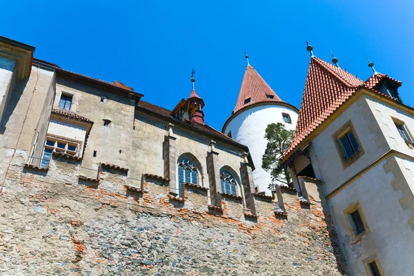 チェコ共和国での落ち着いた滞在を楽しめました城 — ストック写真
