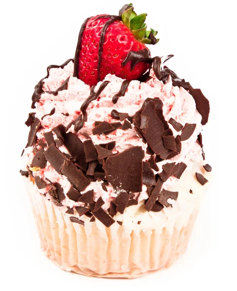 Aardbei cupcake — Stockfoto