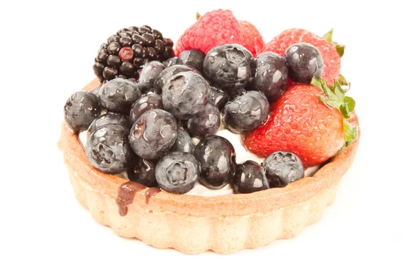 Berry tart, meyve tart — Stok fotoğraf