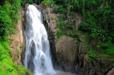 Narok şelale yontmak: Tayland güzel şelale Khaoyai Ulusal p