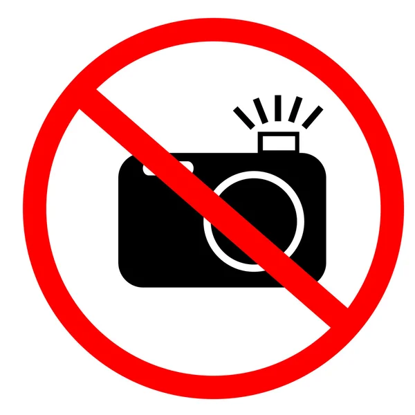 stock image No photo and flash sign