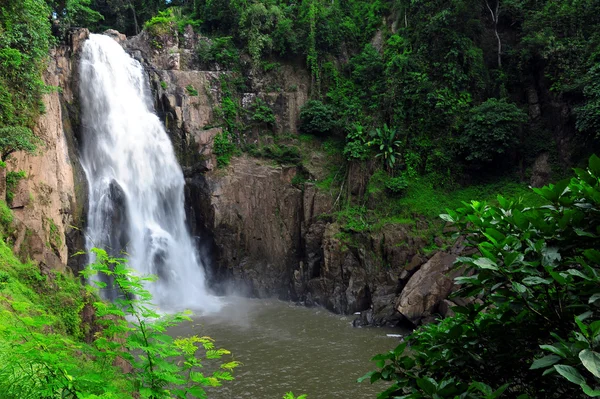 stock image Hew Narok waterfall : Beautiful waterfall in Thailand at Khaoyai national p