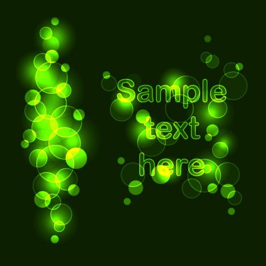 Abstract hi tech background with glow effect clipart