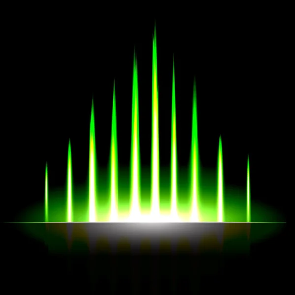 Abstrakte hallo-tech Hintergrund mit Glühwirkung — Stockvektor
