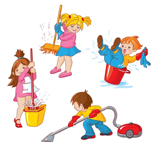 Cleaning — Stock Vector