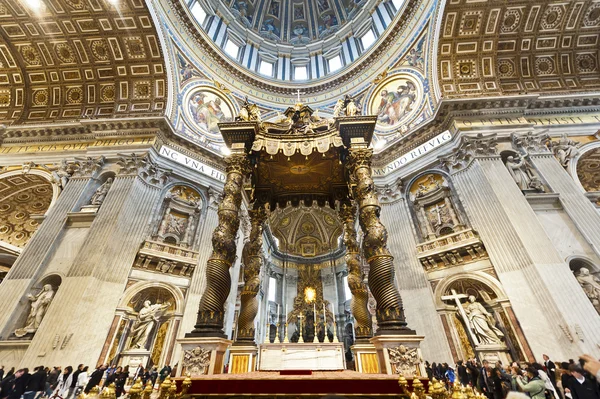 St. Peter's Basilica görüntü — Stok fotoğraf