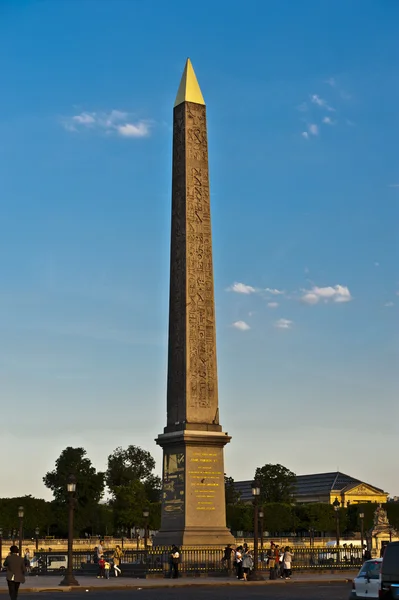 stock image Egyptian Obelisk in Place de la Concorde in Paris