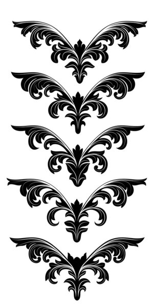 Stylish Flourish Twig Elements