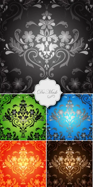 Extremely Royal Design Of Damask Pattern — Stock Vector