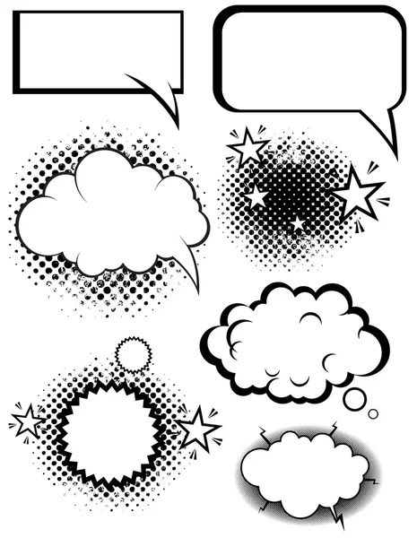 Коміксів Скрапбук бульбашки — стоковий вектор