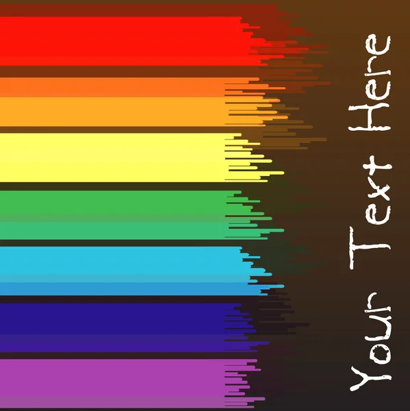 Rainbow stripes — Stockvector