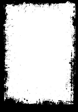 Isolated Black Splashy Background clipart