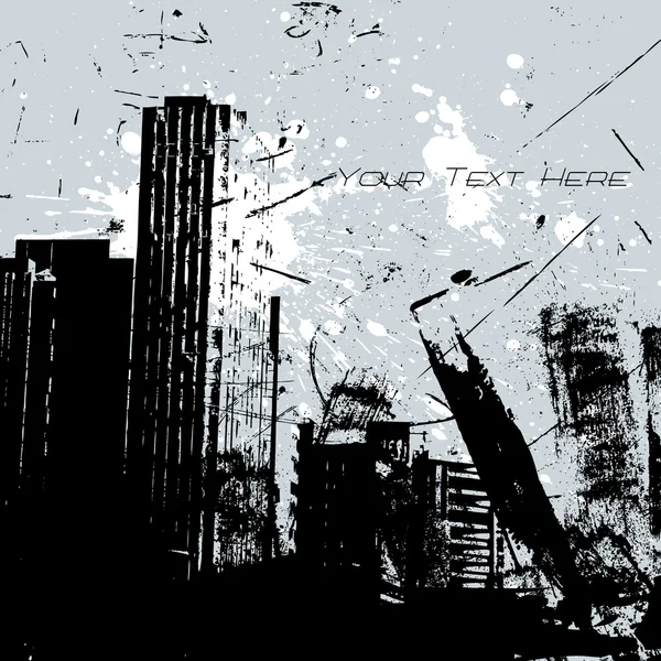 Dirty Art urbain texturé — Image vectorielle