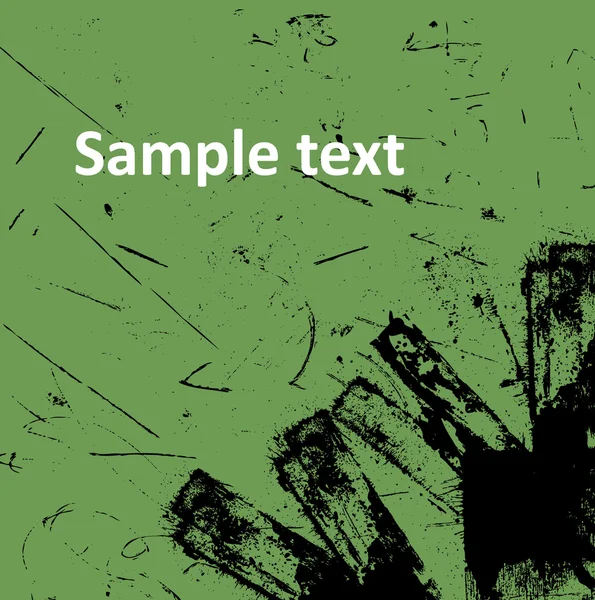 Grunge ξύλινα διαγραμμίσεις σε πράσινο φόντο — Διανυσματικό Αρχείο