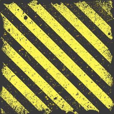 Yellow Stripes on Grunge Rusty Background clipart