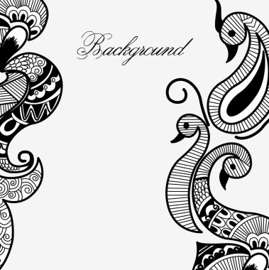 Antique Henna Designs clipart