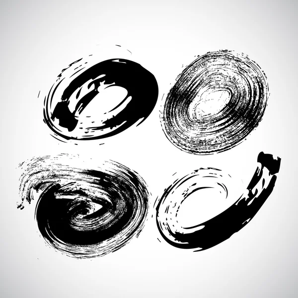 黑色描边波浪元素 — 图库矢量图片