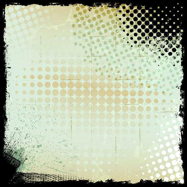Art abstrait de Grunge Halftone Contexte — Image vectorielle