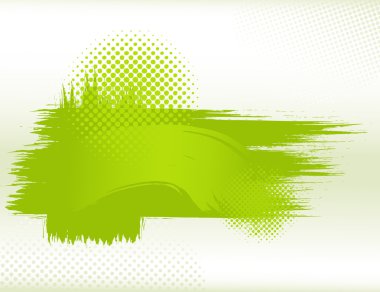 Green Halftone Backdrop Design clipart