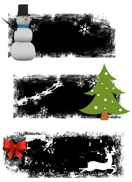 Hermosos diseños de Navidad — Archivo Imágenes Vectoriales