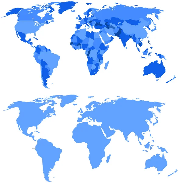 Projeto de mapa conceitual do mundo — Vetor de Stock