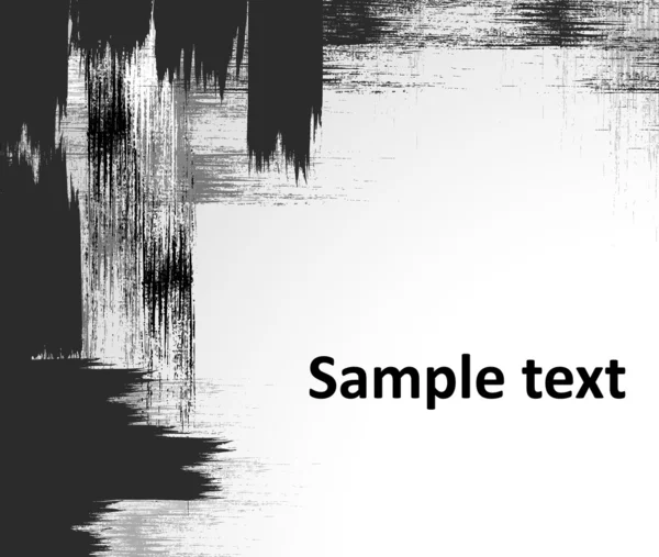 Grunge rayures noires — Image vectorielle