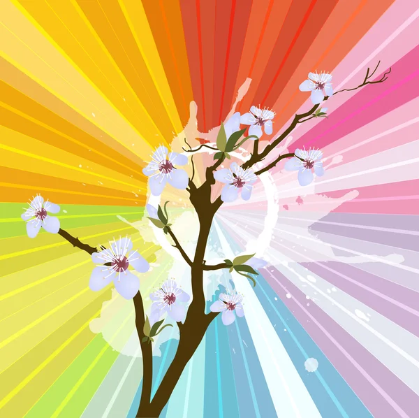 花の枝 — ストックベクタ