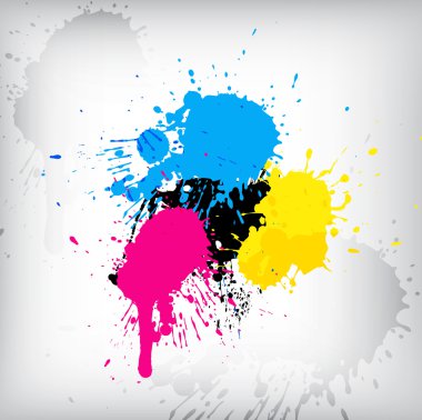 CMYK Color Splash clipart