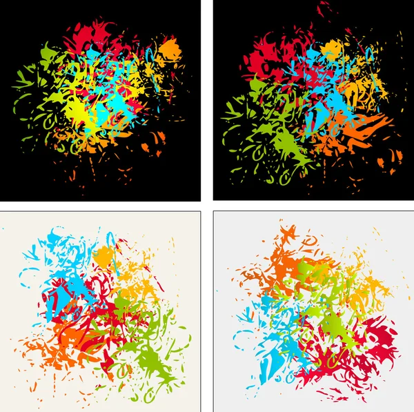 Peluche de sale fond de couleur désordonnée — Image vectorielle