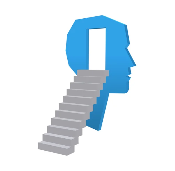 Escaliers de réussite — Image vectorielle