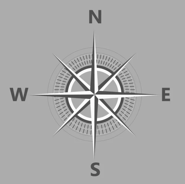 Vektor mittelalterlicher Kompass — Stockvektor