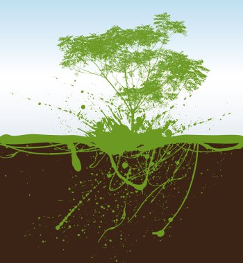 Tree Stand in Water clipart