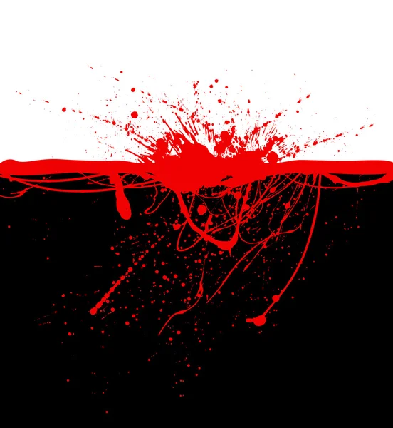 Abstrakter roter Spritzer Hintergrund — Stockvektor