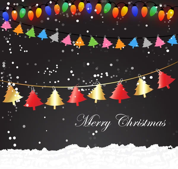 Schöne dekorative Weihnachten Hintergrund — Stockvektor