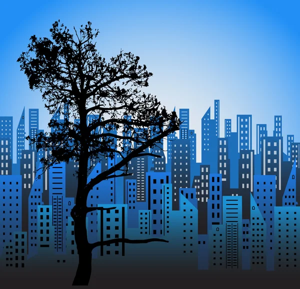 Modern City Background Stock Illustration