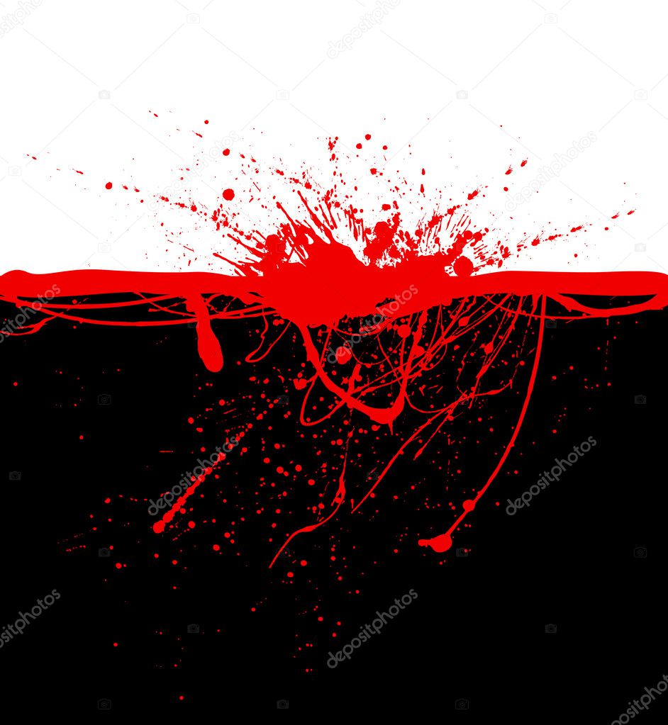 Abstract Red Splash Background — Stock Vector © baavli #7734136