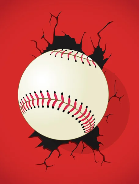 Baseball Abstract Background — Stock Vector