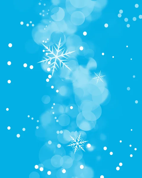 Decoratieve blauwe Kerstmis achtergrond — Stockfoto