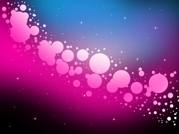 Bolhas cor de rosa em fundo abstrato — Fotografia de Stock