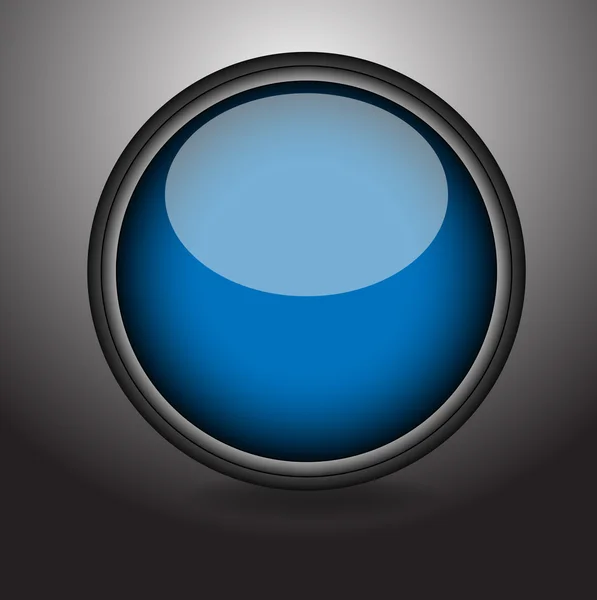 Bouton web brillant — Image vectorielle