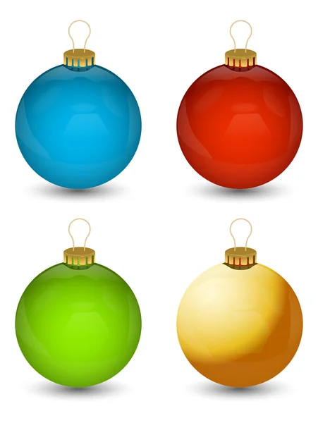 Colorful Christmas Bauble — Stock Vector