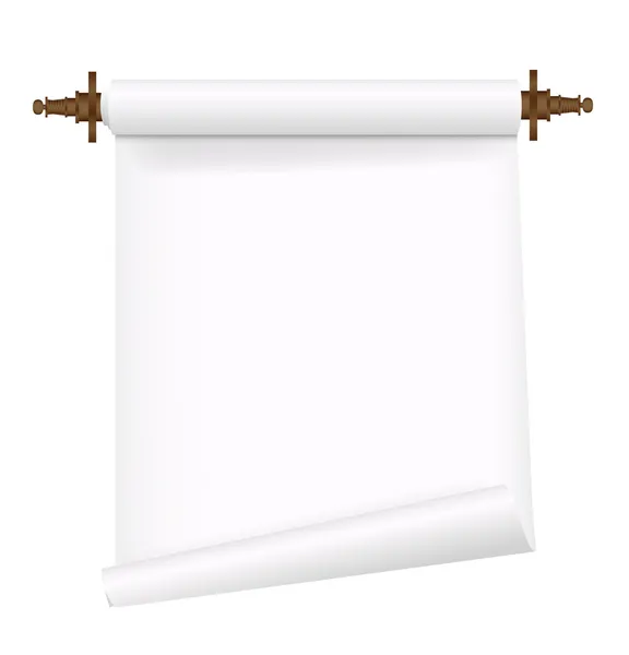 Papel de pergaminho branco abstrato — Vetor de Stock